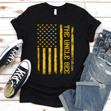 Load image into Gallery viewer, Men&#39;s Vintage Bee American Flag The Uncle Bee Father&#39;s Day T-Shirt
