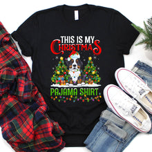 Load image into Gallery viewer, This Is My Christmas Pajama Shirt Lights Bernese Mountain Dog Christmas T-Shirt
