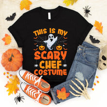 Load image into Gallery viewer, This Is My Scary Chef Costume Halloween Gifts T-Shirt For Men Women
