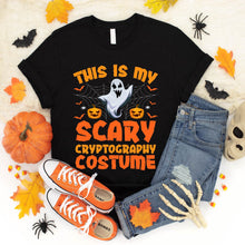 Load image into Gallery viewer, This Is My Scary Cryptography Costume Halloween Gifts T-Shirt
