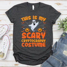 Load image into Gallery viewer, This Is My Scary Cryptography Costume Halloween Gifts T-Shirt
