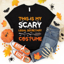 Load image into Gallery viewer, This Is My Scary Legal Secretary Costume Halloween Gifts T-Shirt
