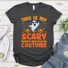 Load image into Gallery viewer, This Is My Scary Private Investigator Costume Halloween Gifts Shirt
