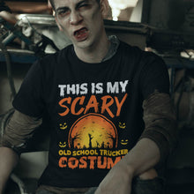 Load image into Gallery viewer, This Is My Scary Old School Trucker Costume Halloween T-Shirt
