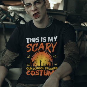 This Is My Scary Old School Trucker Costume Halloween T-Shirt