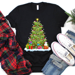 Turtle Animal Christmas Tree Turtle Xmas T-Shirt for Men Women Girls Kids