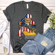 Load image into Gallery viewer, Welder USA Patriotic American Flag Welder T-Shirt
