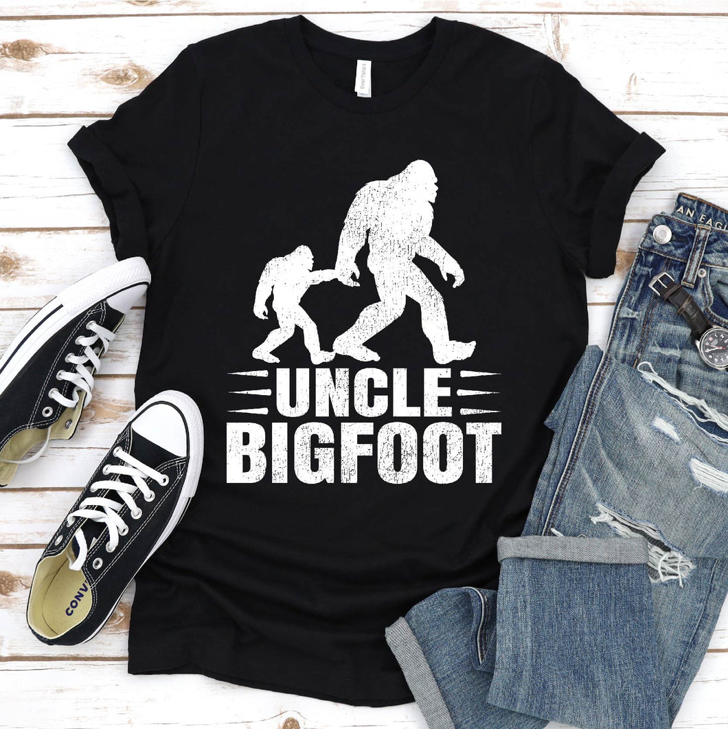 Uncle Bigfoot Shirt Uncle Bigfoot Father's Day T-shirt