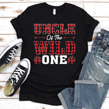 Load image into Gallery viewer, Uncle Of The Wild One Pajama Uncle Father&#39;s Day T-shirt
