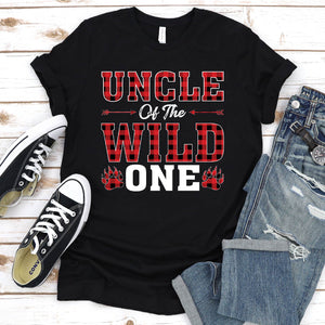 Uncle Of The Wild One Pajama Uncle Father's Day T-shirt
