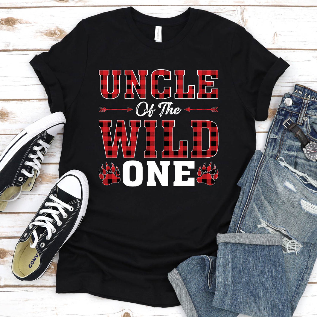 Uncle Of The Wild One Pajama Uncle Father's Day T-shirt