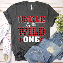 Load image into Gallery viewer, Uncle Of The Wild One Pajama Uncle Father&#39;s Day T-shirt
