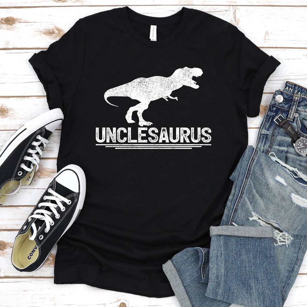 Dinosaur Lover T-Rex Unclesaurus Father's Day T-shirt
