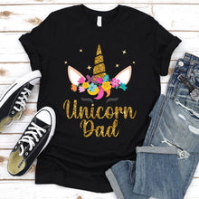 Load image into Gallery viewer, Unicorn Lover Shirt Unicorn Dad Father&#39;s Day T-shirt
