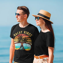 Load image into Gallery viewer, Vacay Vibes Retro Beach Vacation Summer Quote Gift T-Shirt
