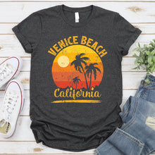 Load image into Gallery viewer, Family Summer Vacation Men Women Girls Venice Beach California T-shirt
