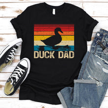 Load image into Gallery viewer, Duck Lover Funny Vintage Duck Dad Father&#39;s Day T-Shirt
