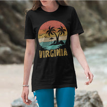 Load image into Gallery viewer, Vintage Summer Vacation Men Women Girls Virginia Beach T-shirt
