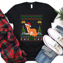 Load image into Gallery viewer, Weasel Lover Xmas Lighting Santa Ugly Weasel Christmas T-Shirt
