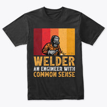 Load image into Gallery viewer, Welder An Engineer Funny Welders Vintage T-Shirt
