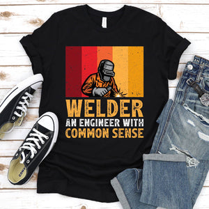 Welder An Engineer Funny Welders Vintage T-Shirt