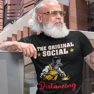 The Original Social Distancing Welder T-Shirt