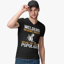 Load image into Gallery viewer, Welders Wearing Masks Before They Were Popular Welding T-Shirt
