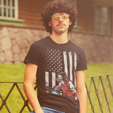 Load image into Gallery viewer, Welding Shirt American Flag Welder Distressed Image Back T-Shirt
