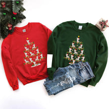 Load image into Gallery viewer, White Tiger Animal Xmas Tree Funny White Tiger Christmas T-Shirt
