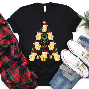 Butter Christmas Tree Butter Xmas T-Shirt for Men Women Girls Kids