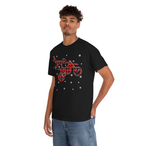 Matching Family Red Buffalo Plaid Motocross Christmas Pajama T-Shirt