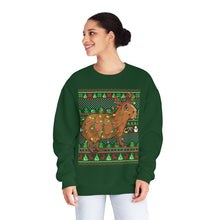 Load image into Gallery viewer, Capybara Animal Lover Ugly Xmas Santa Lighting Capybara Christmas Sweatshirt
