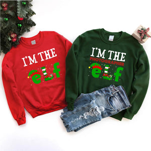 Funny I'm The photography Elf Christmas T-Shirt