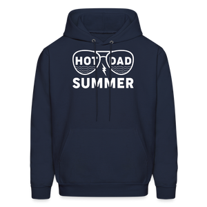 Unisex Hot dad Summer Hoodie - navy