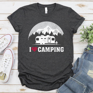 I Love Camping Funny Camping Lover T-Shirt
